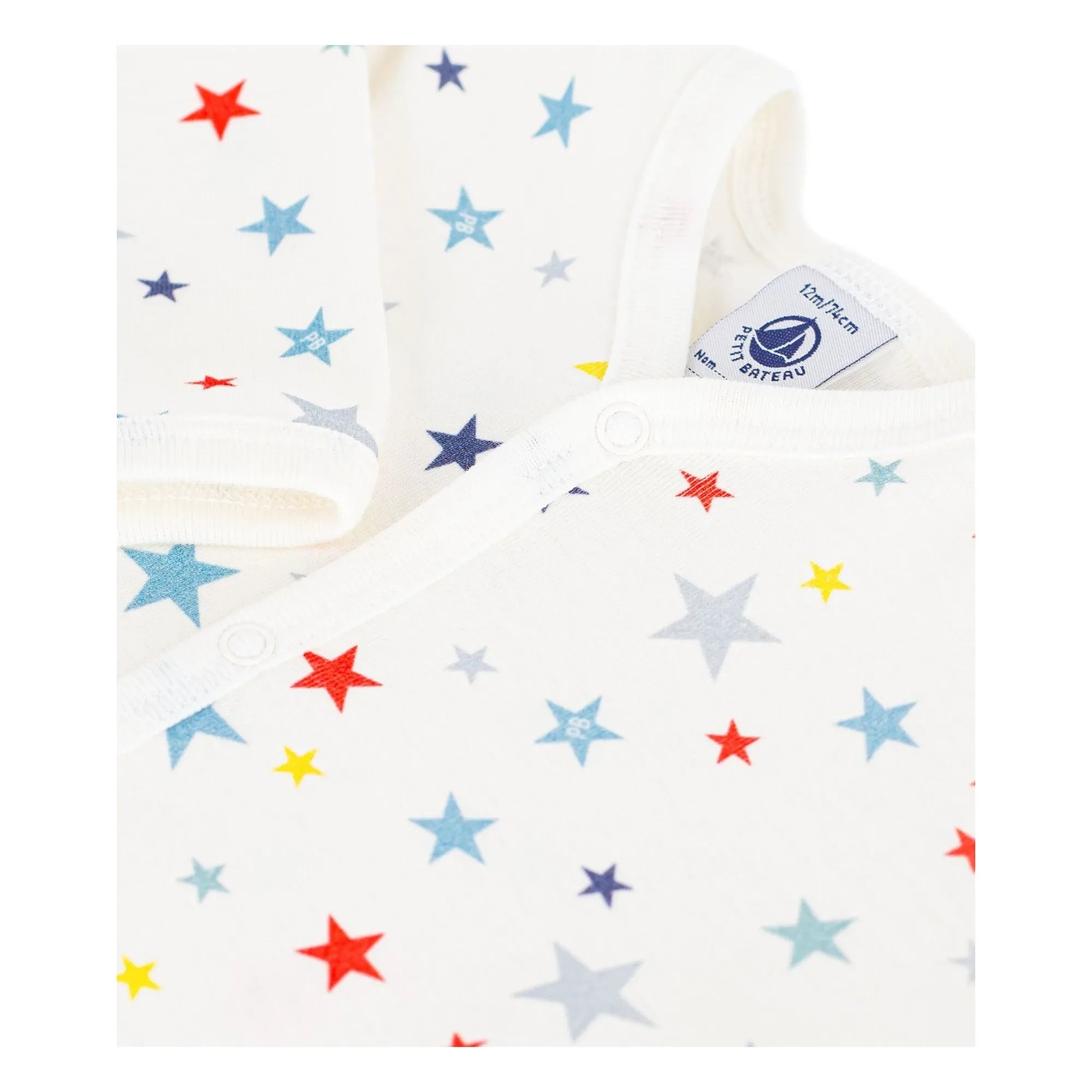 Petit Bateau - Dors Bien Etoiles Pijama | Beyaz