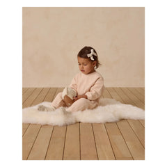 Quincy Mae - Knit Sweat and Jogger Set | Coral