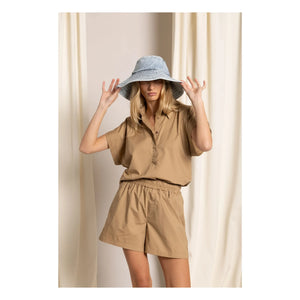 Smallable Woman - Sora shorts | Iced brown