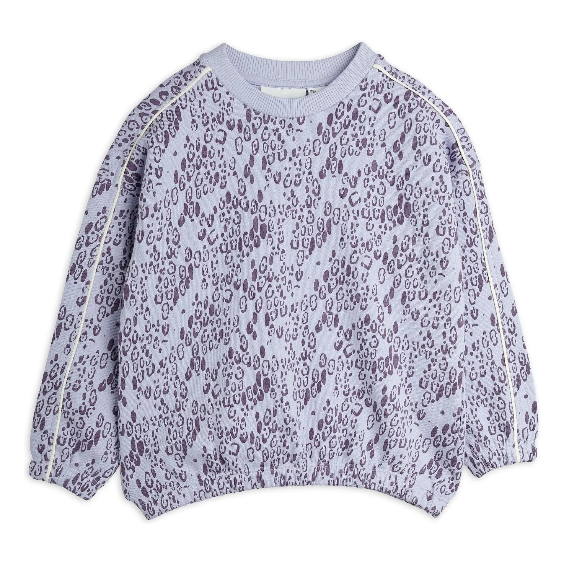 Mini Rodini - Organic cotton leopard sweatshirt | Purple