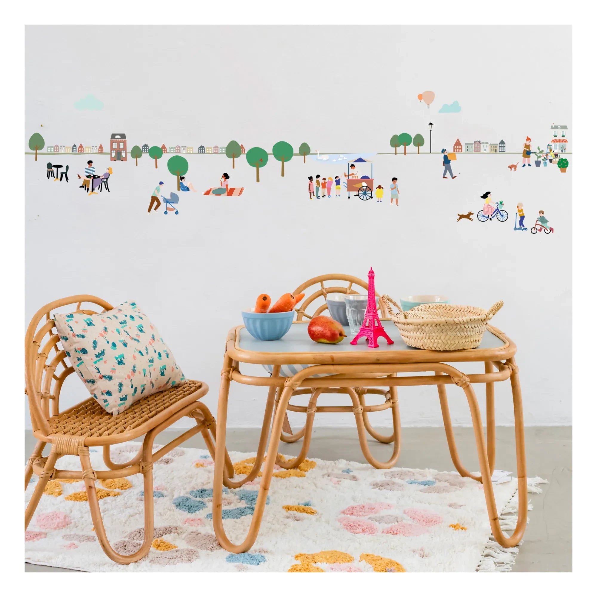MIMI'lou - My Village Wall Sticker