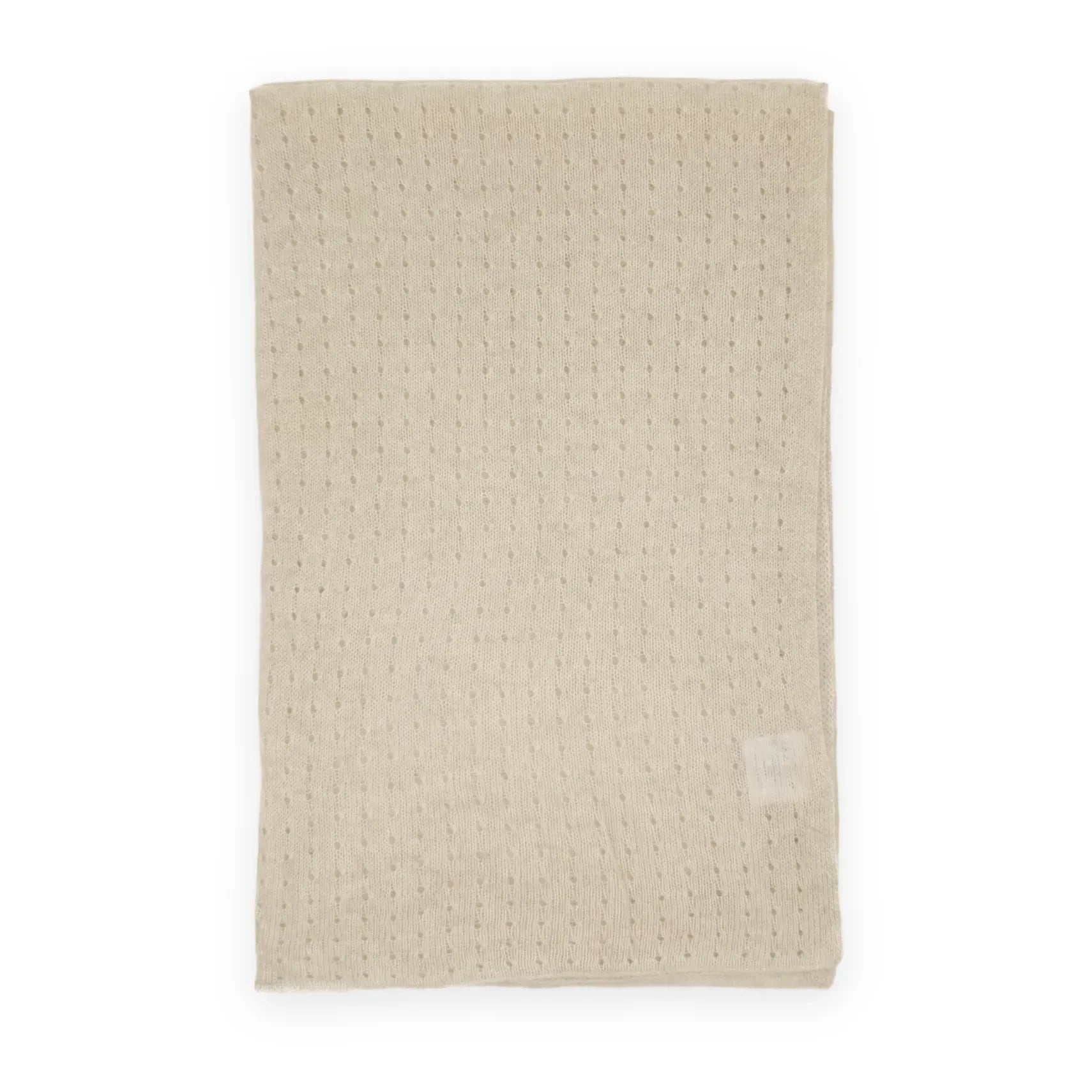My Little Freckle - Organic Cotton Pointelle Blanket | Beige