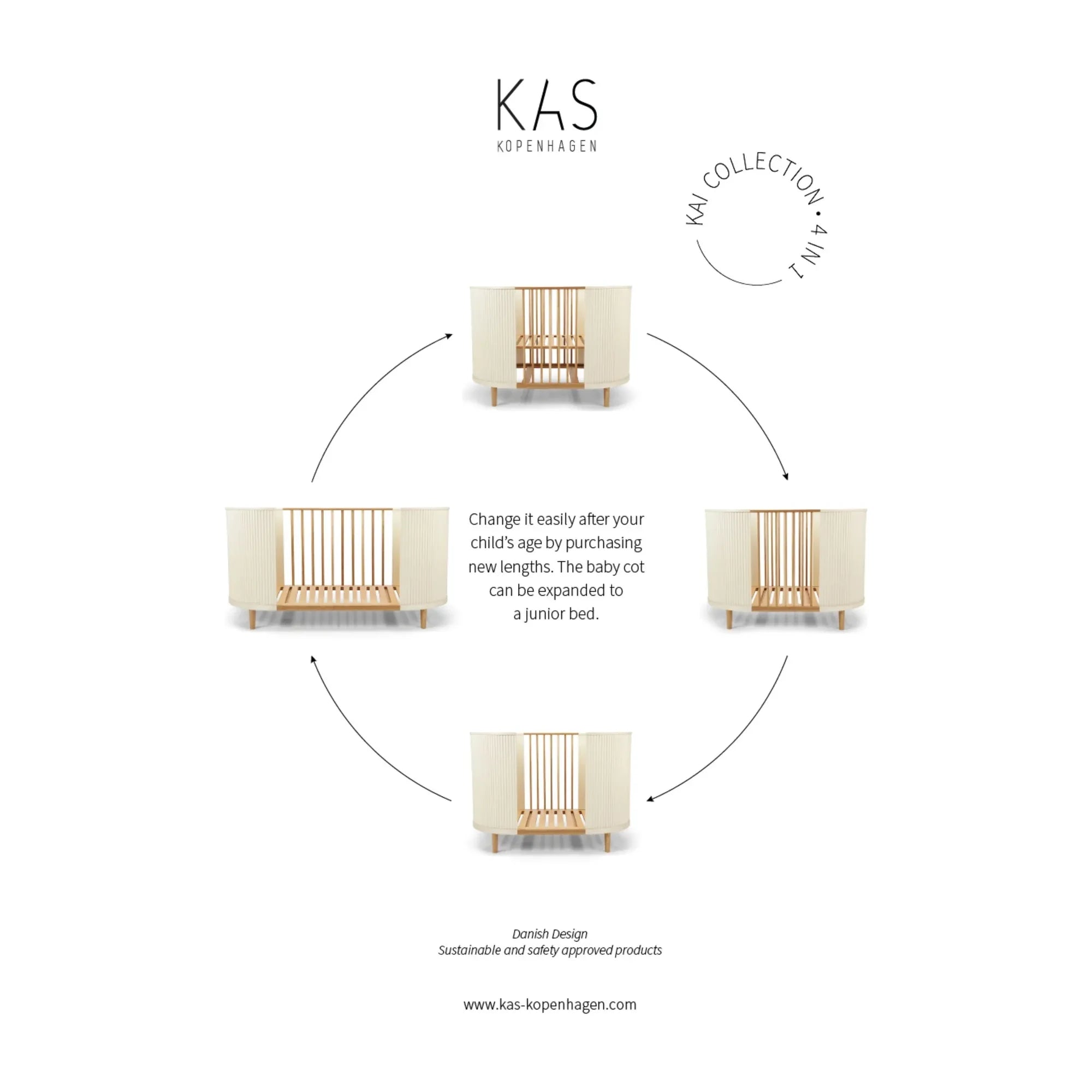 KAS Copenhagen - Kai Crib | Cream