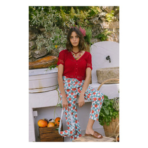 Favorite People - La Cantina Tomato Pants - Women's collection | Turquoise