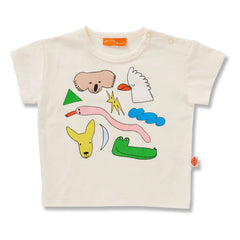 Halcyon Nights - Crocodile T-Shirt | Ecru