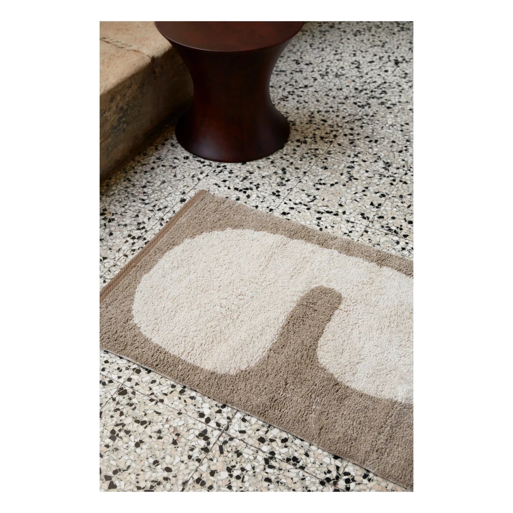 Ferm Living - Lay Bathroom Mat | Taupe Brown