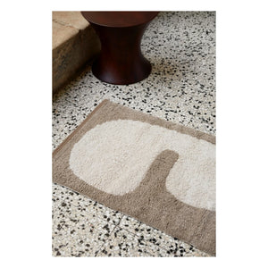 Ferm Living - Lay Bathroom Mat | Taupe Brown