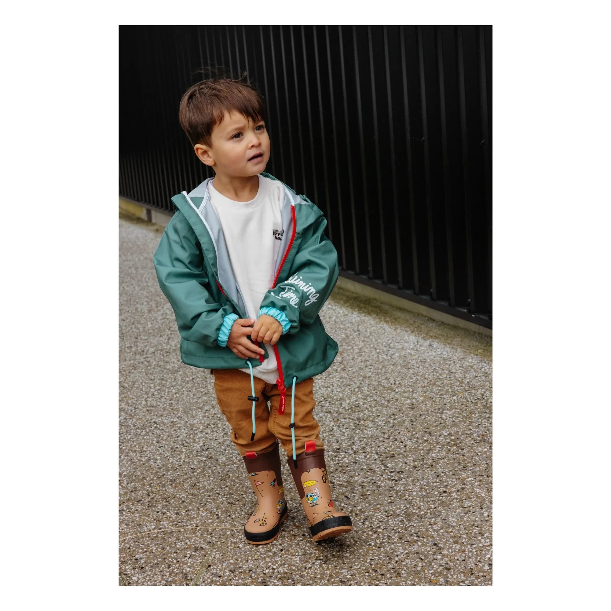 Hello Hossy - Waterproof Jacket | Green