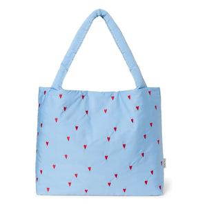 Studio Noos - Puffy Hearts mom bag | Light blue