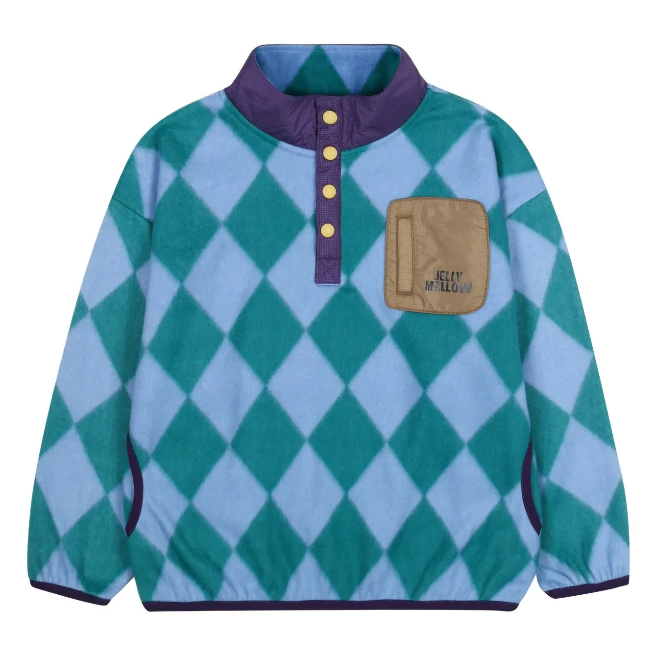 Jelly Mallow - Argyle Sweatshirt | Mavi