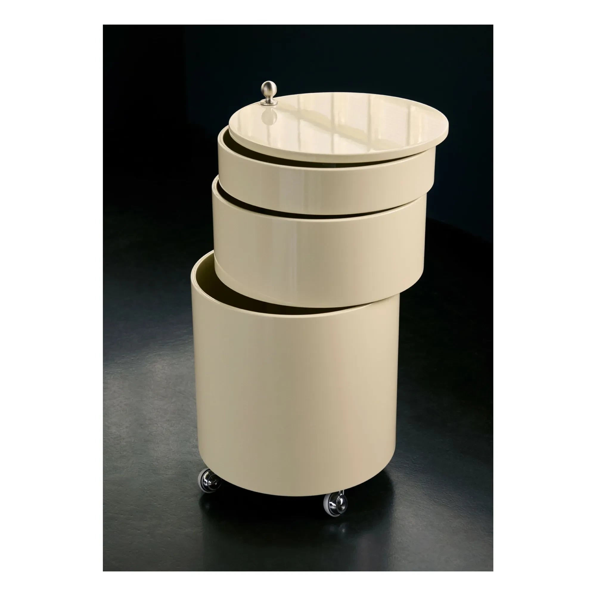 Verpan - Barboy mobile storage unit - Glossy Series | Cream