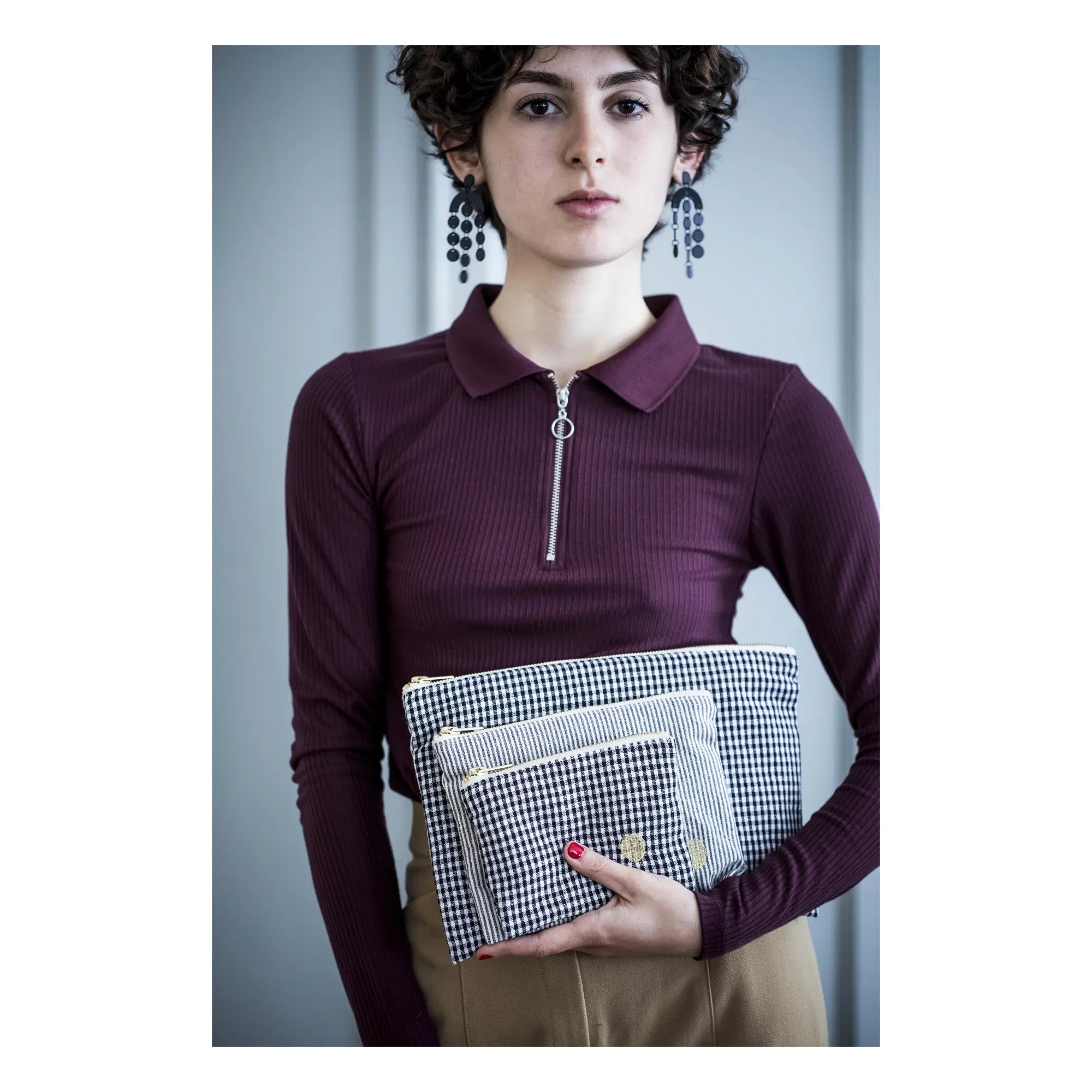 La cerise sur le gâteau - Finette Coin Purse | Black