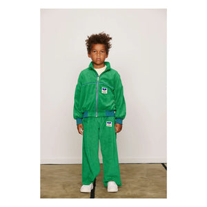 Mini Rodini - Organic cotton terry Ping Pong joggers | Green