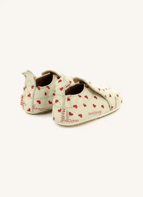 Bonton - Doudou Star Hearts Terlik | Beyaz