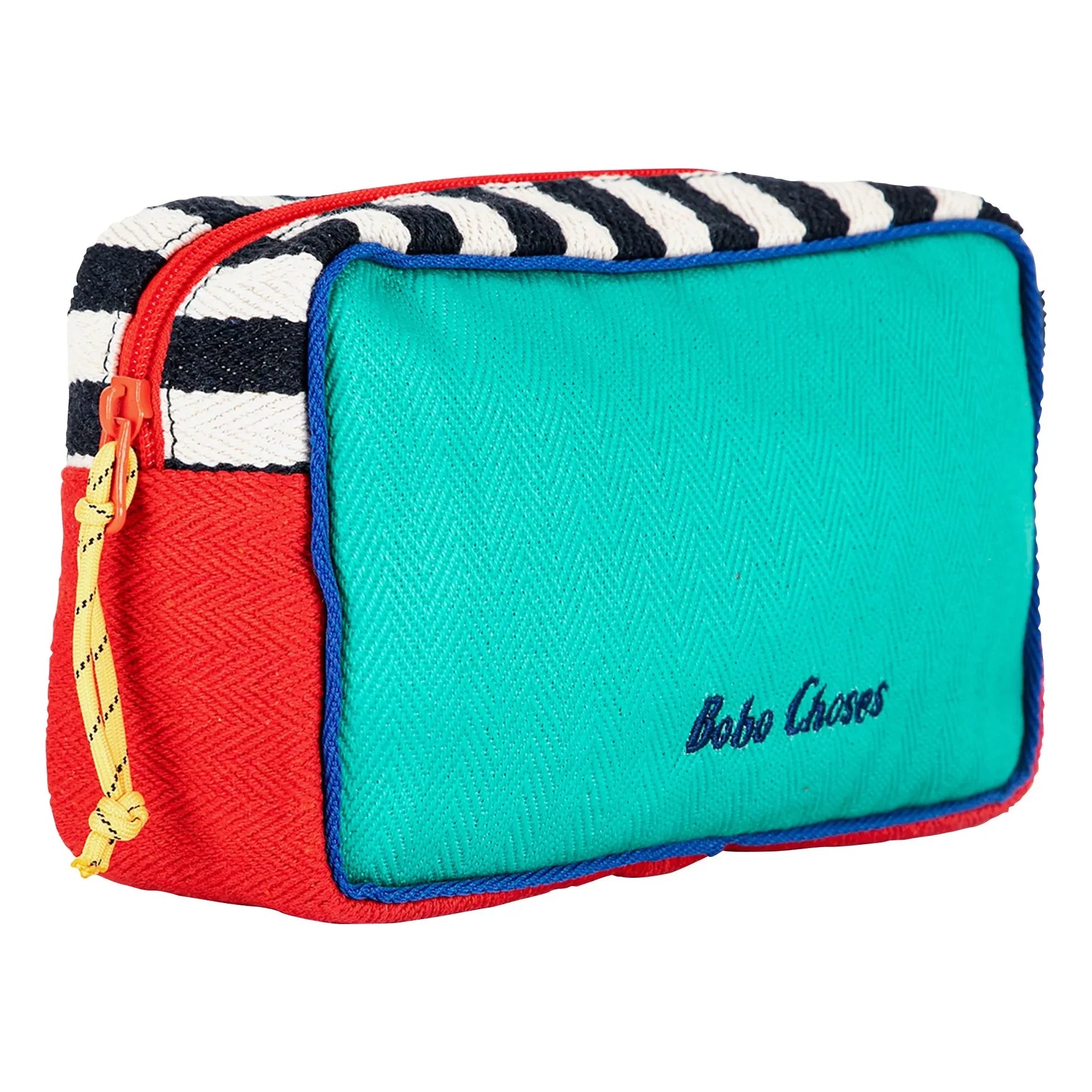 Bobo Choses - Color Block Cotton Clutch Bag | Green