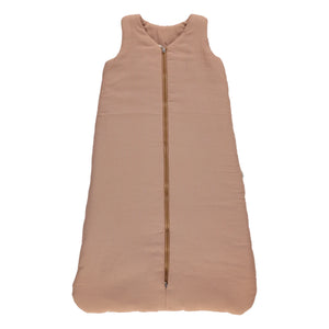 Poudre Organic - Double Cotton Muslin Baby Sleeping Bag | Dusty Pink