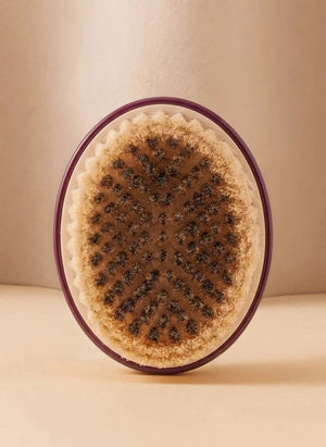 La Bonne Brosse - The Talm Body Brush x La Bonne Brosse No. 01 - For Sensitive Skin | Aubergine