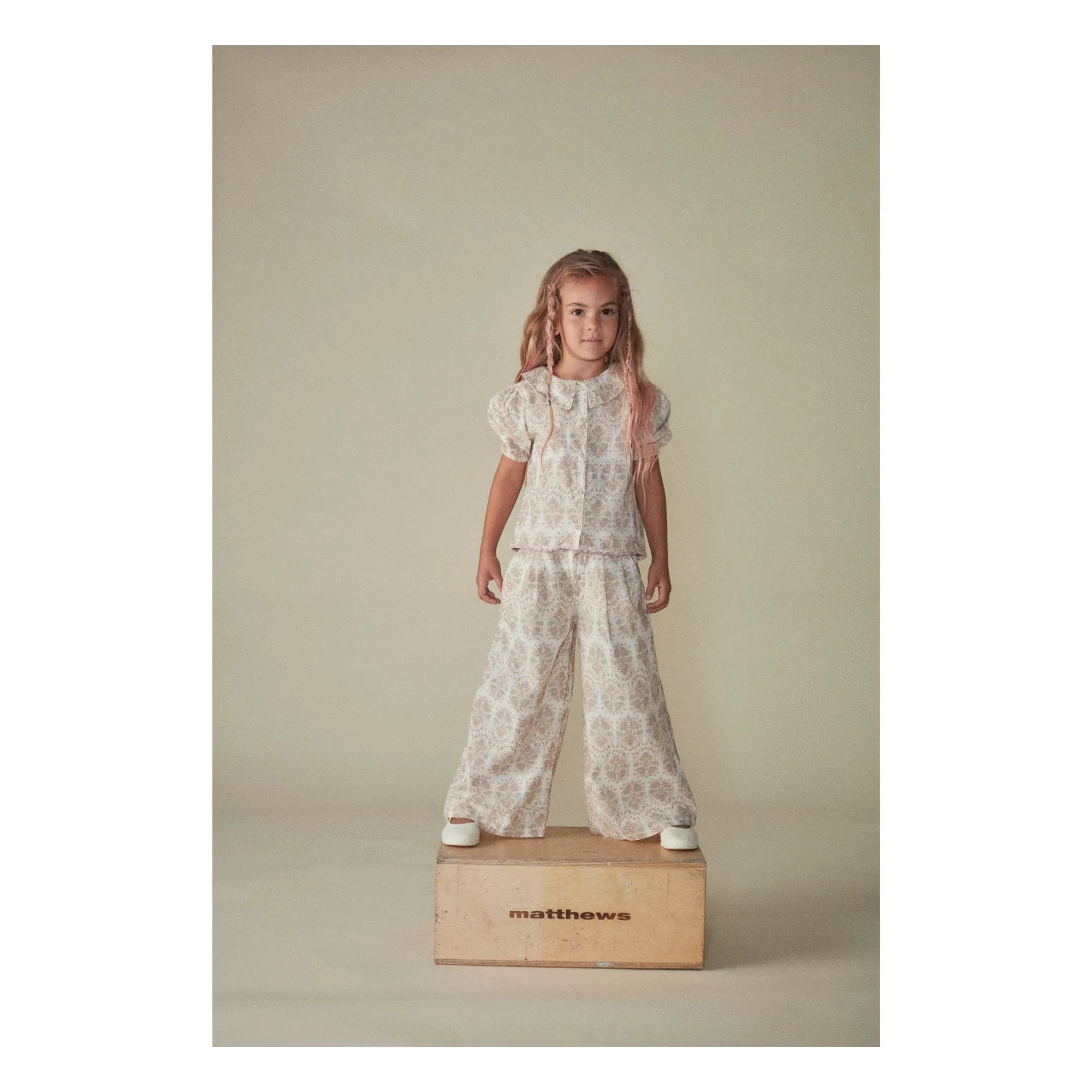 Coco au Lait - Floral Organic Cotton Blouse | Ecru