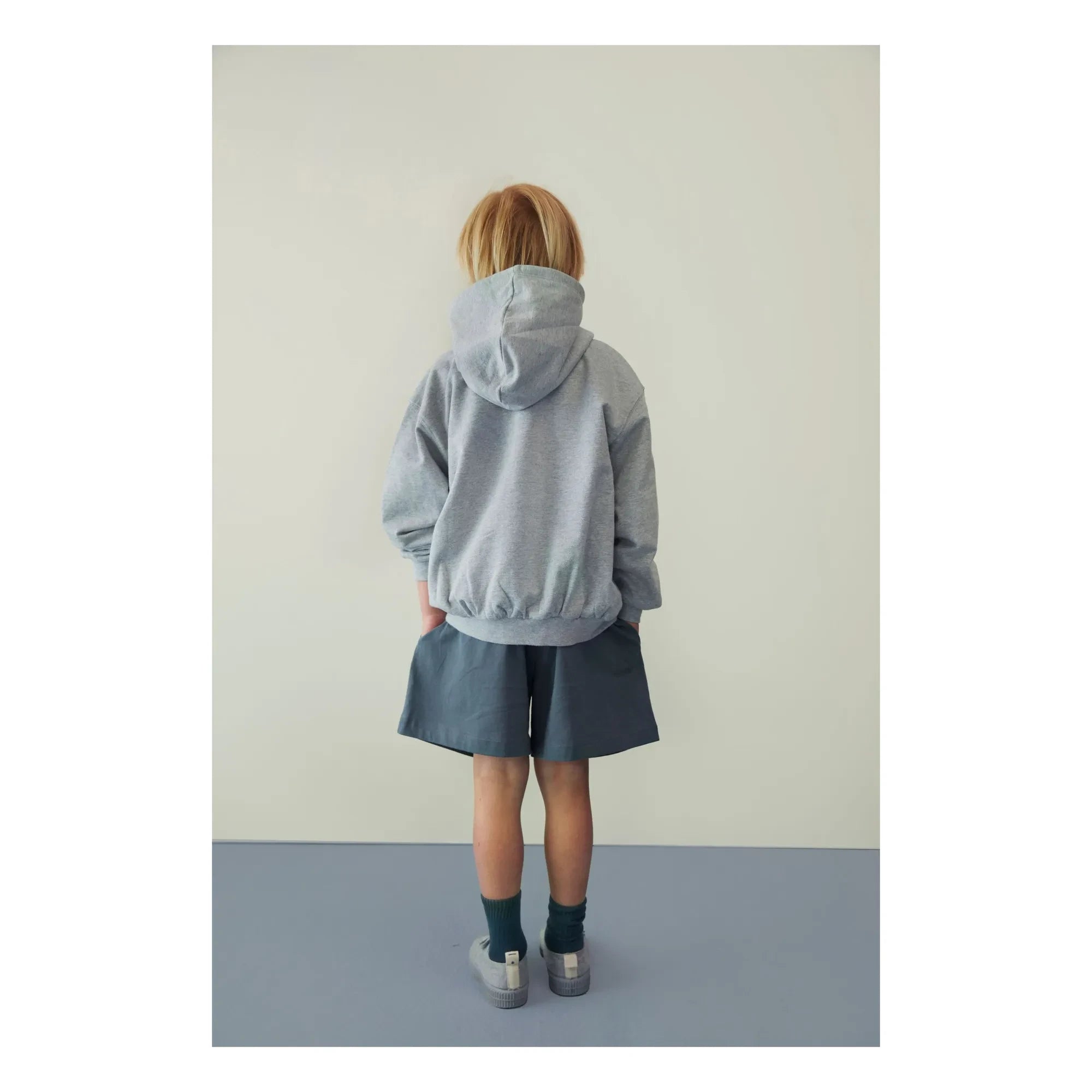 Gray Label - Organic cotton zip-up sweatshirt | Charcoal gray