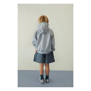Gray Label - Organic cotton zip-up sweatshirt | Charcoal gray