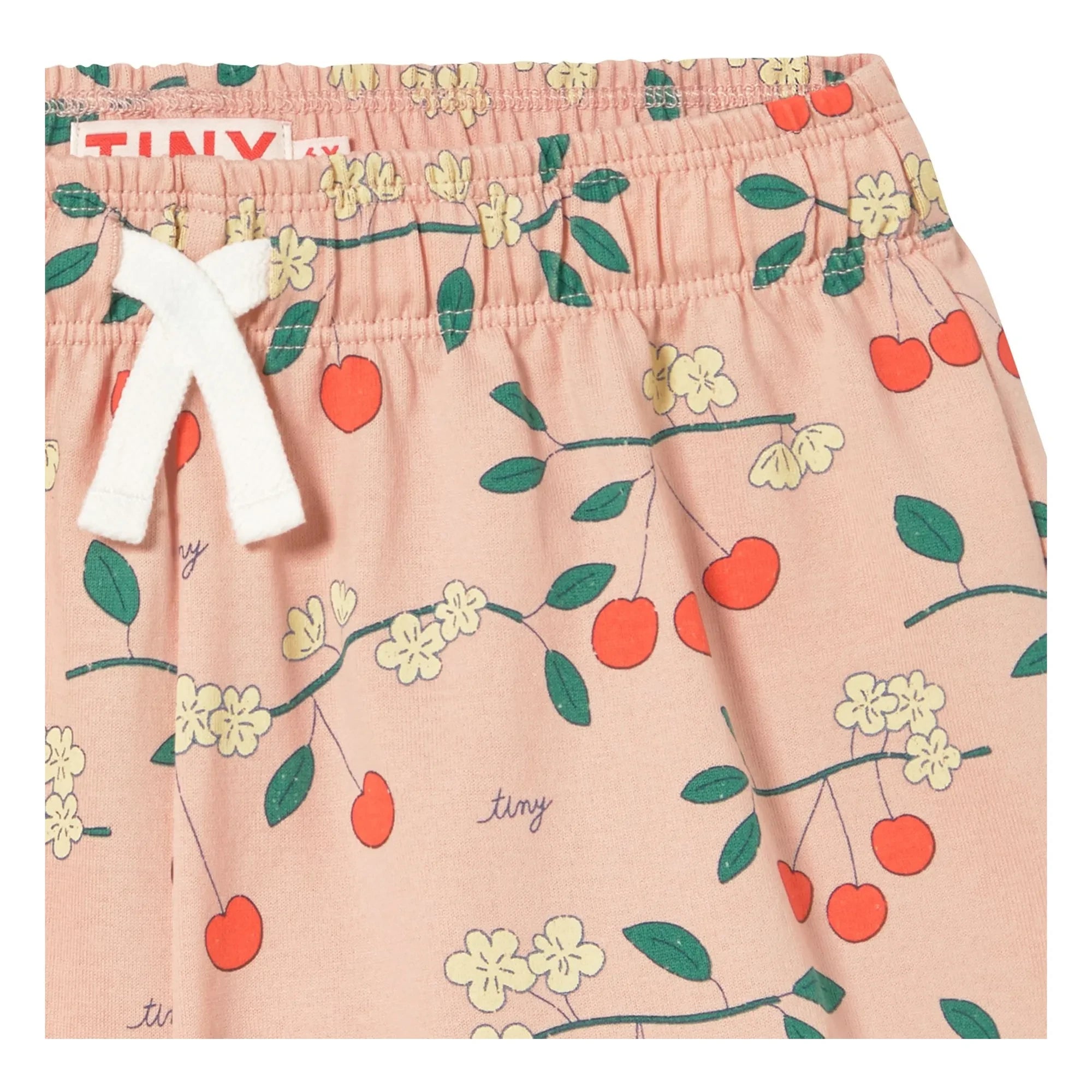 Tinycottons - Cerises Organik Pamuk Şort | Pembe
