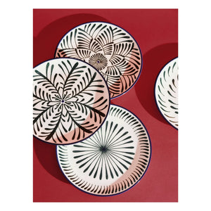 Serax - Baazar Dinner Plates, Waww La Table - Set of 4 | Green