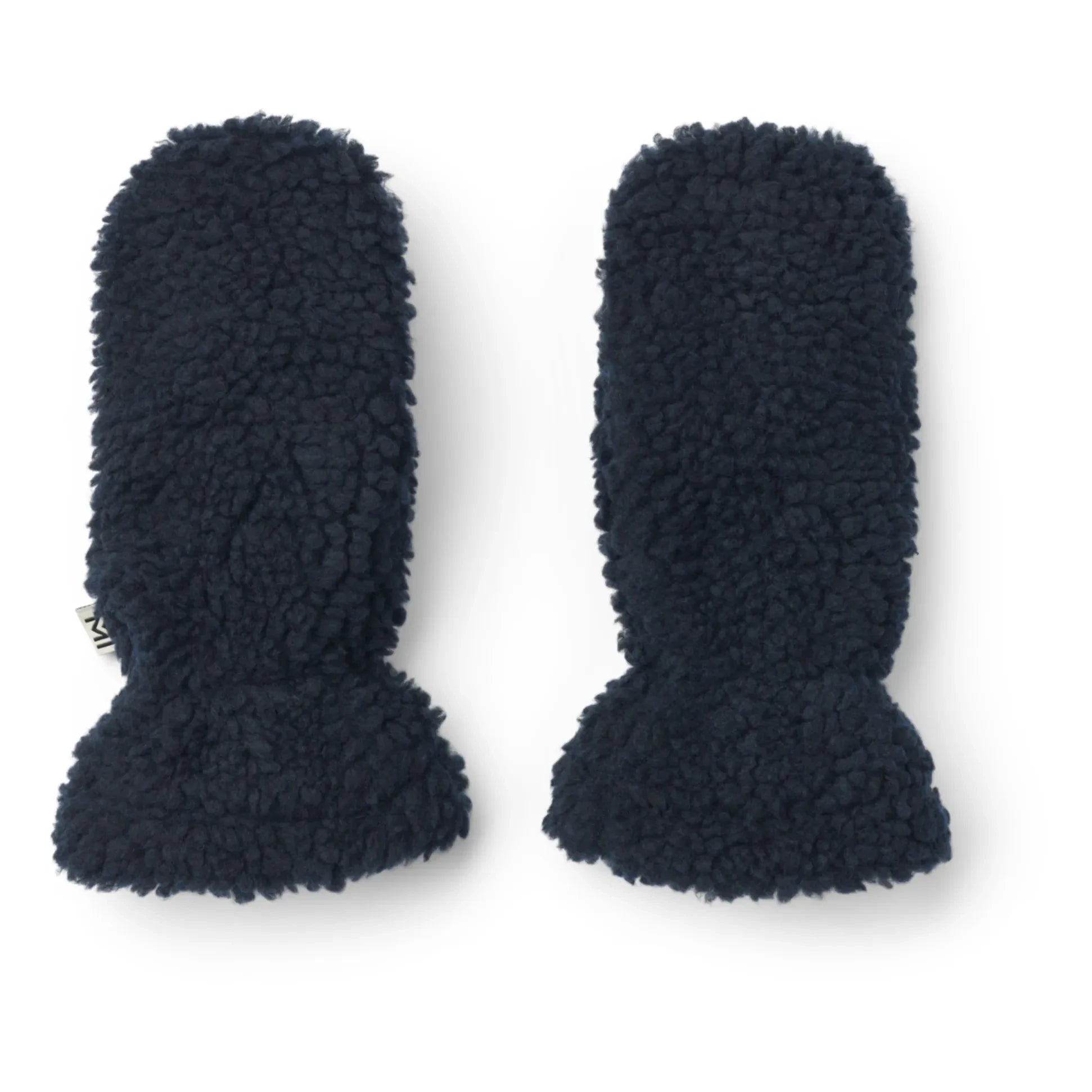 Liewood - Grethe Faux Fur-Look Recycled Material Gloves | Navy Blue
