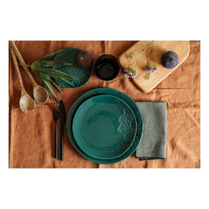 Maison Vessel - Blanca Crochet Lace Plates - Set of 2 | Jade