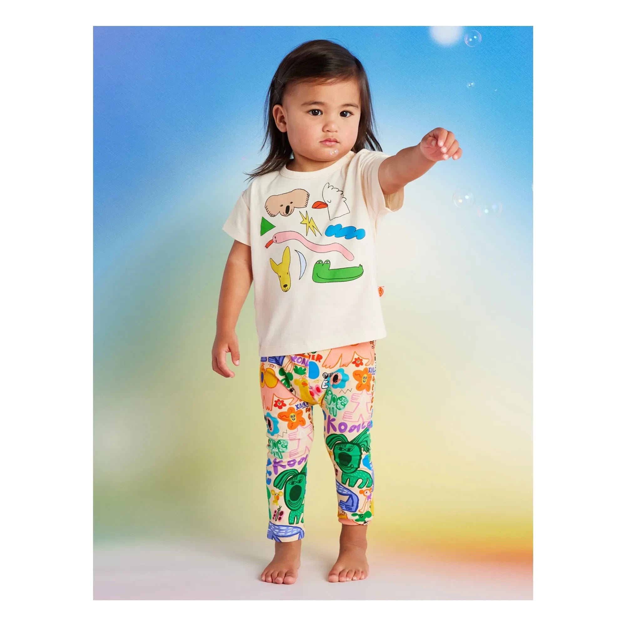 Halcyon Nights - Crocodile T-Shirt | Ecru
