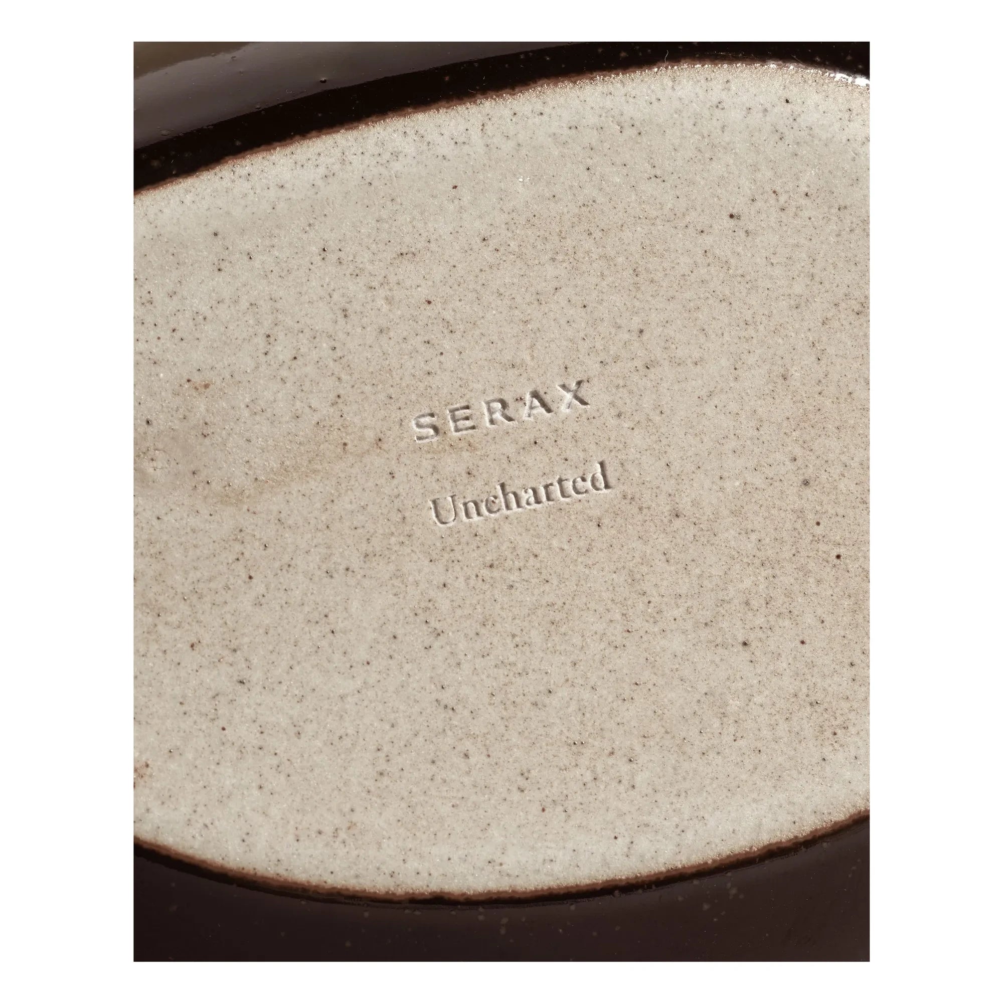 Serax - Out of Lines Plates, Uncharted - Set of 2 | Brown