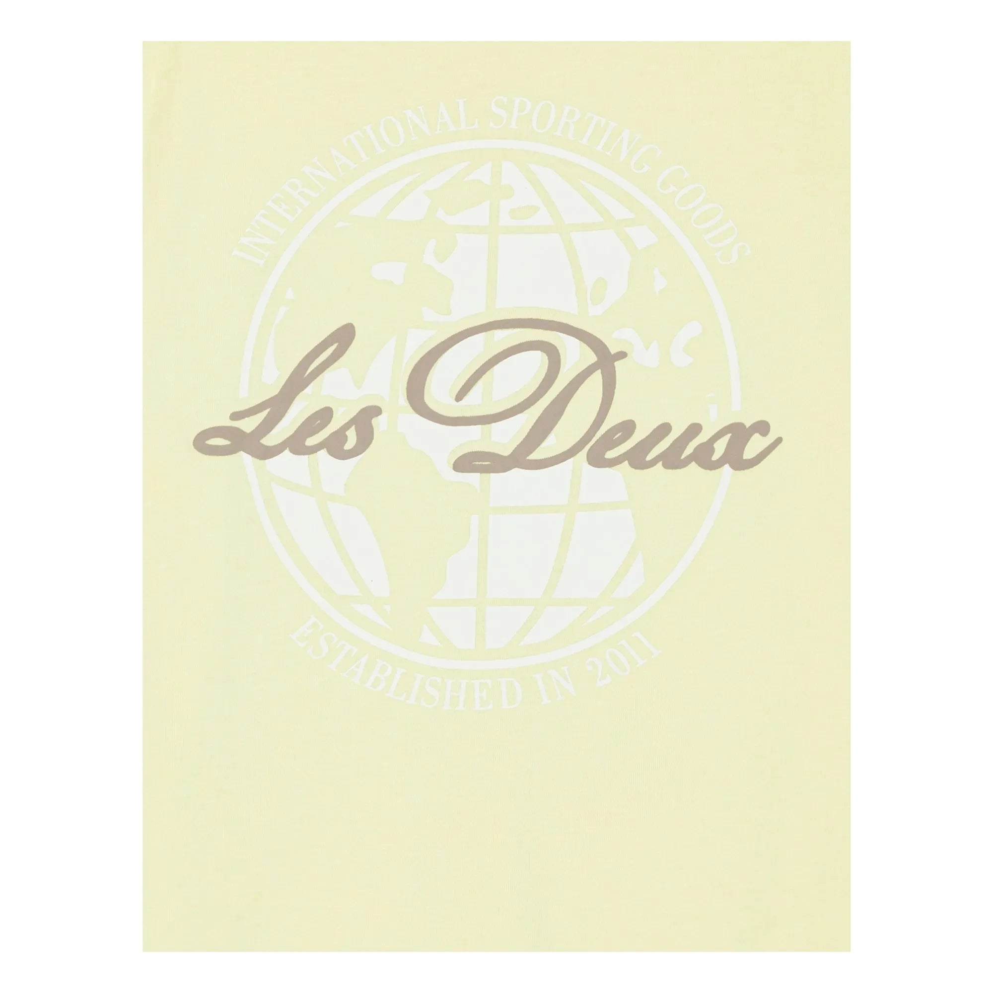 Les Deux - Globe Les Deux Organic Cotton T-Shirt | Yellow