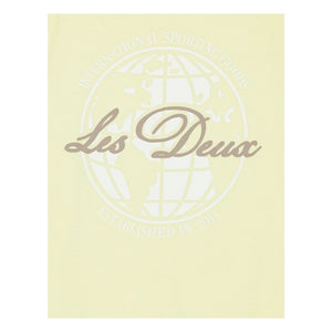 Les Deux - Globe Les Deux Organic Cotton T-Shirt | Yellow