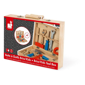 Janod - Brico Kids Tool Kit - 9 Pieces