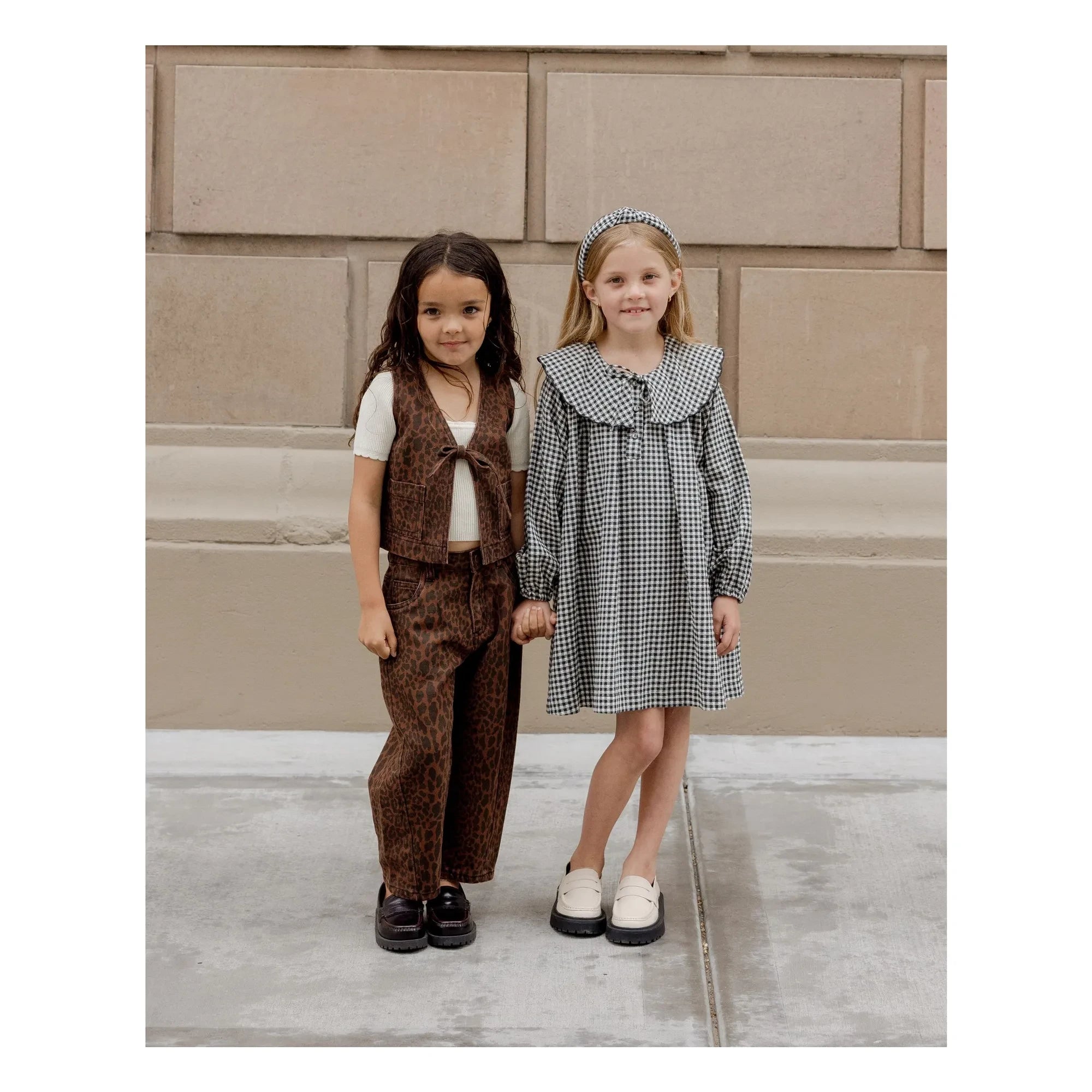 Rylee + Cru - Leopard Barrel Pants | Brown