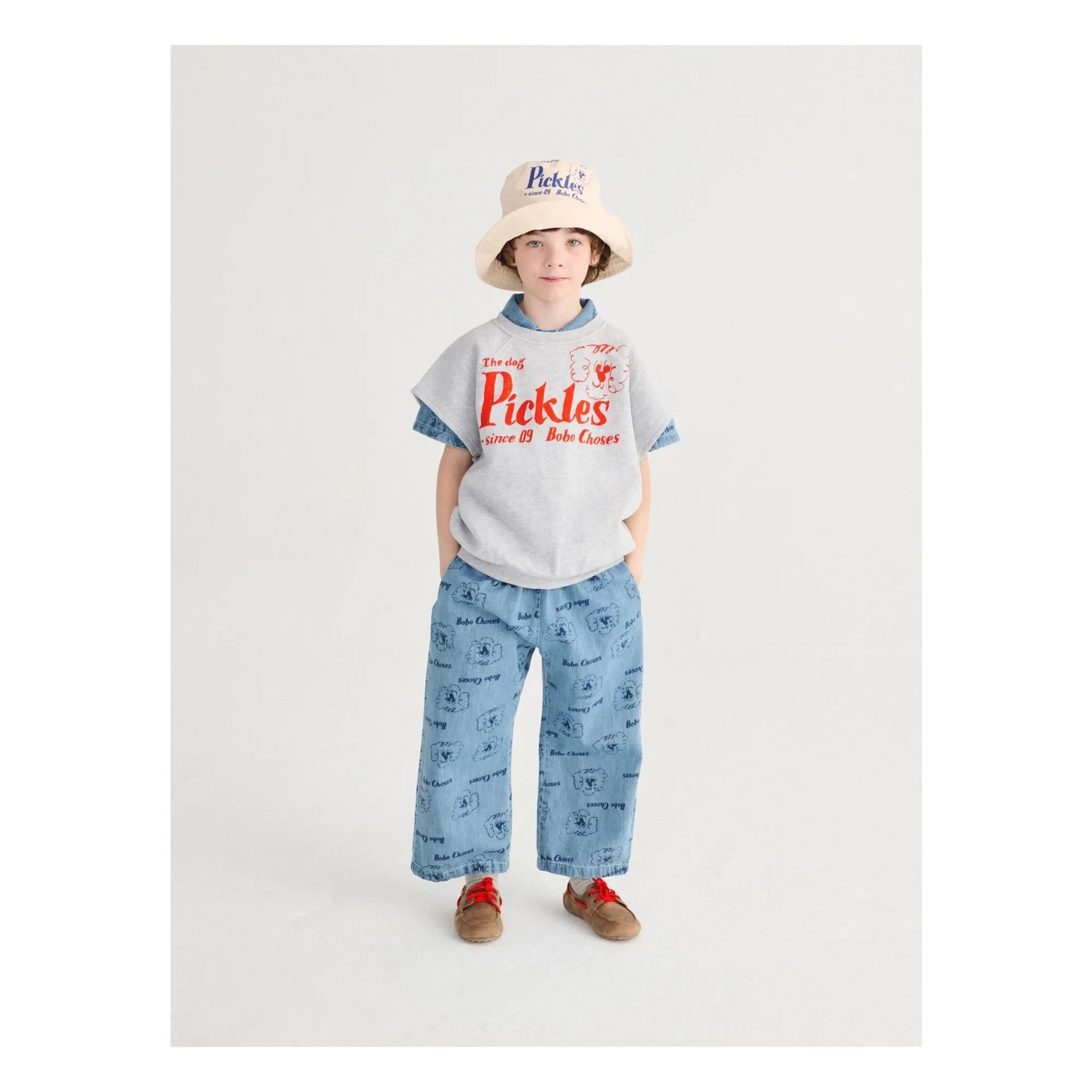 Bobo Choses - Organic Cotton Dog Jeans | Blue