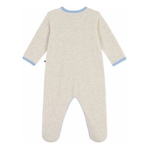 Petit Bateau - Dors Bien Amour Organic Cotton Pajamas | Heather Beige
