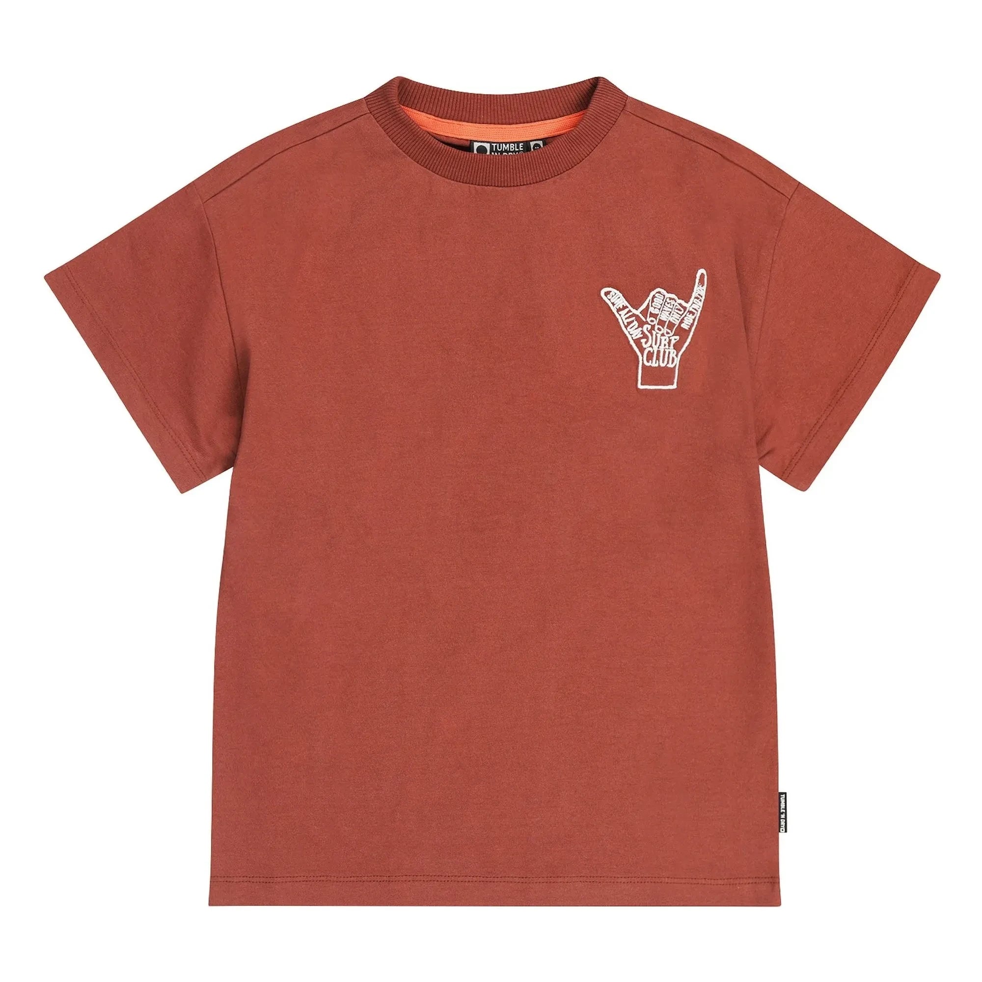 Tumble N'Dry - Oversized T-Shirt Port Douglas Recycled Cotton | Rust