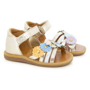 Pom d'Api - Poppy Multi Flo Sandaletler | Altın
