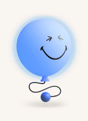 MOB - Bubbly Wall Sconce - MOB x Smiley World | Blue