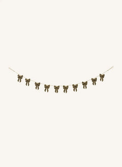 Anna + Nina - Regal Bow Christmas Wreath | Black