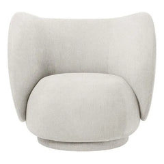 Ferm Living - Rico Button Upholstered Armchair | Cream