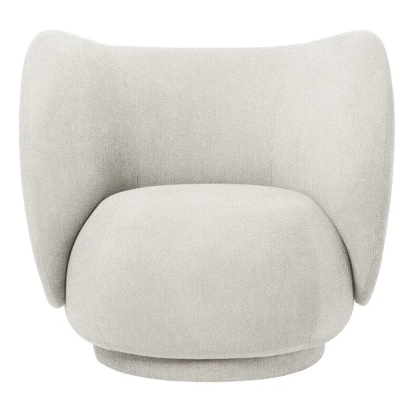 Ferm Living - Rico Button Upholstered Armchair | Cream