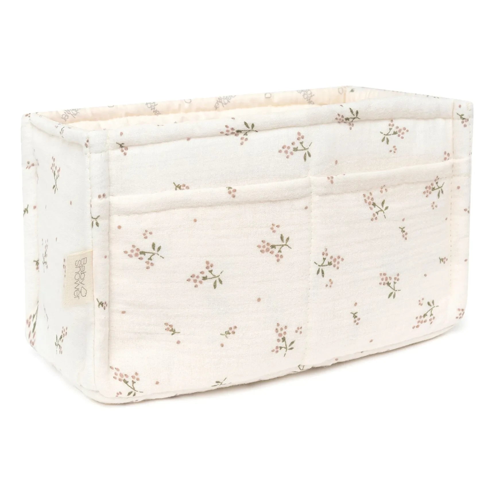 Babyshower - Roseberry Baby Diaper Storage Basket | Ecru