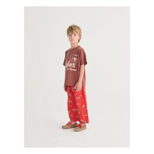 Bobo Choses - Organic Cotton Farm Pants | Red