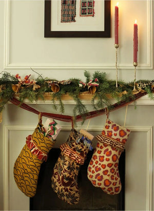 Doing Goods - Cotton Christmas Boot | Pink