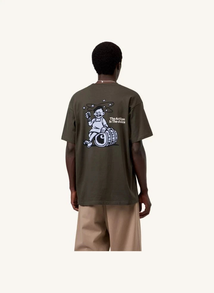 Carhartt WIP - Grape Picker Tişört | Koyu gri