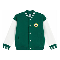 Petit Bateau - Teddy Jacket | Chrome Green