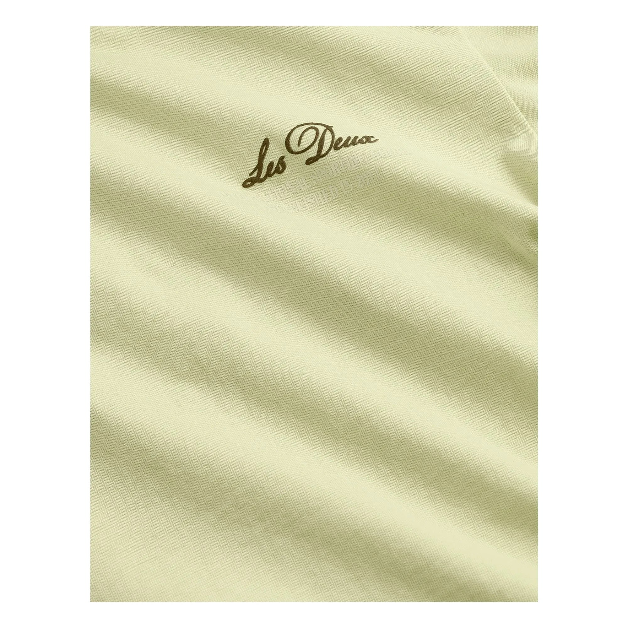 Les Deux - Globe Les Deux Organic Cotton T-Shirt | Yellow