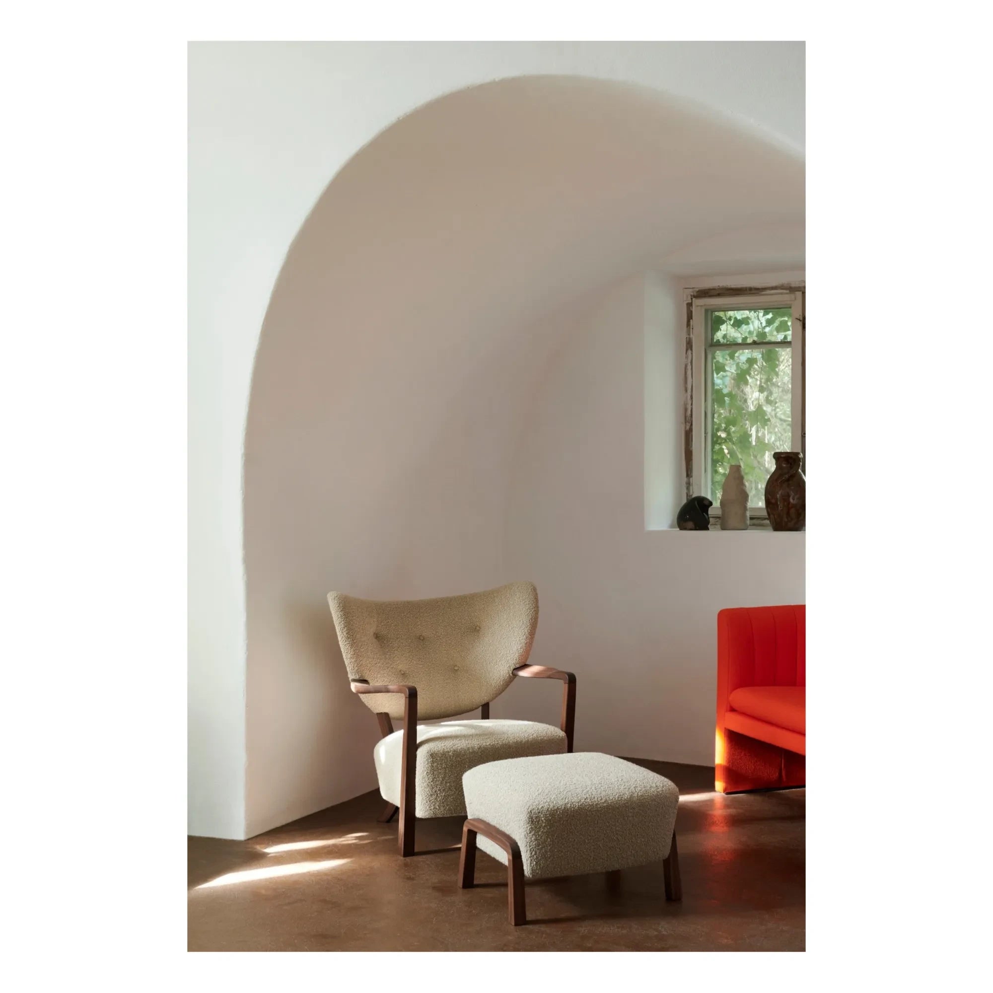 & Tradition - Wulff ATD3 Pouf - Oak Legs | Oak