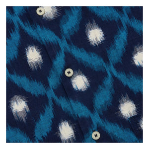 Universal Works - Chemise Deck Diamond | Dark Blue